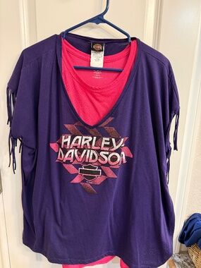 Harley Davidson 2 piece top